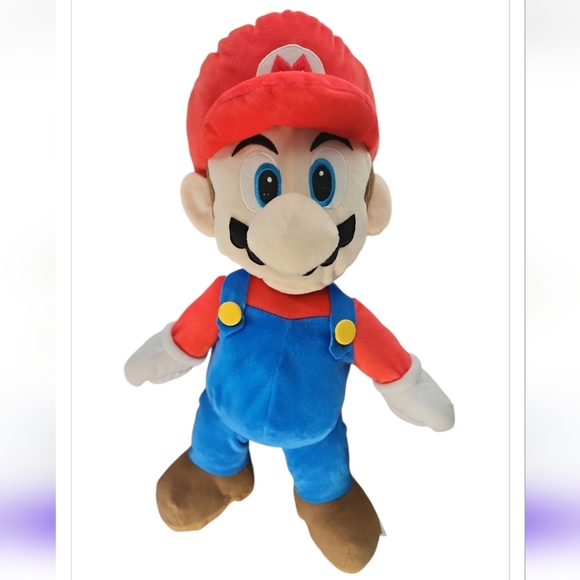 Super Mario Jumbo 24" Plush Figure w/Secret Compartment Nintendo Licensed Pillow - Picture 5 of 7